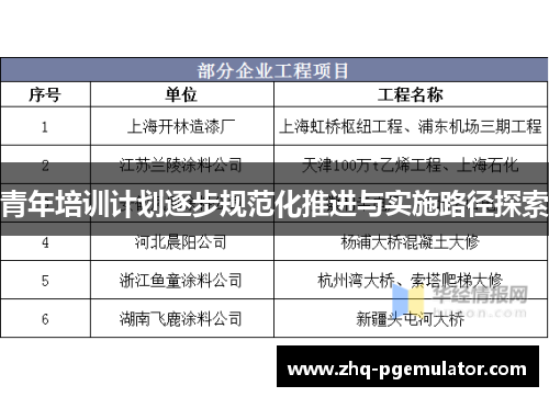 青年培训计划逐步规范化推进与实施路径探索 青年培训计划逐步规范化推进与实施路径探索